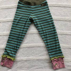 Matilda Jane striped leggings size 6